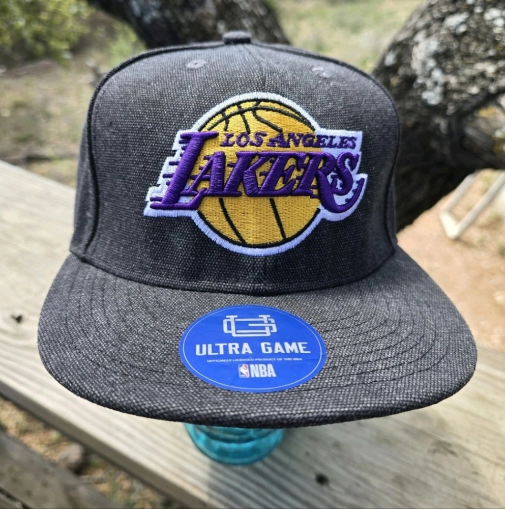 NBA Los Angeles Lakers Ultra Game Gray Adjustable Cap